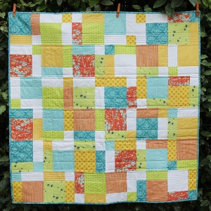 Spring Baby Quilt by Kristy@Bonjour